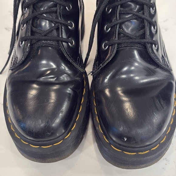 DR MARTENS Jadon Platform Patent Leather Boots in Black size 8 - Picture 12 of 16
